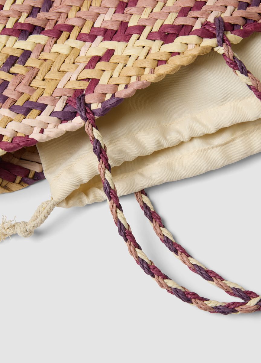 Kurzärmeliges Stricktop mit Stehkragen