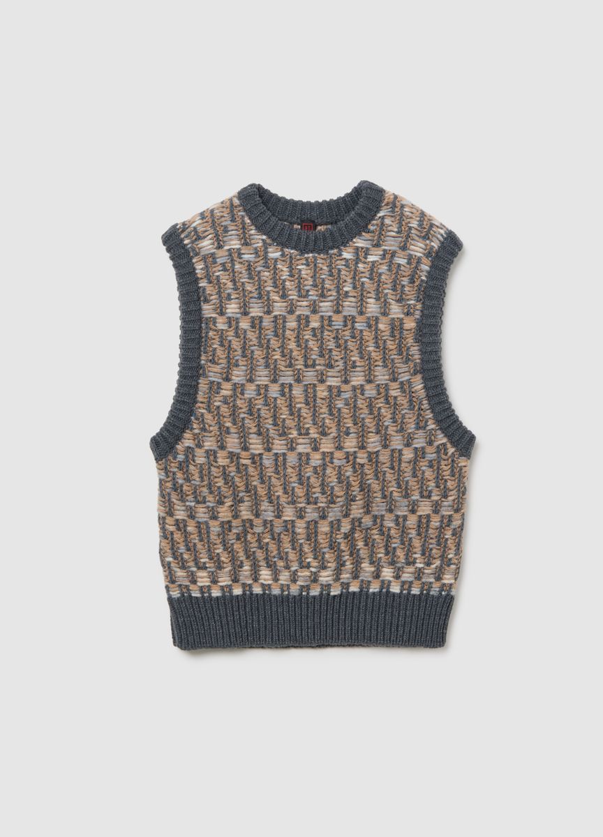 Klassischer Strick-Cardigan mit V-Ausschnitt