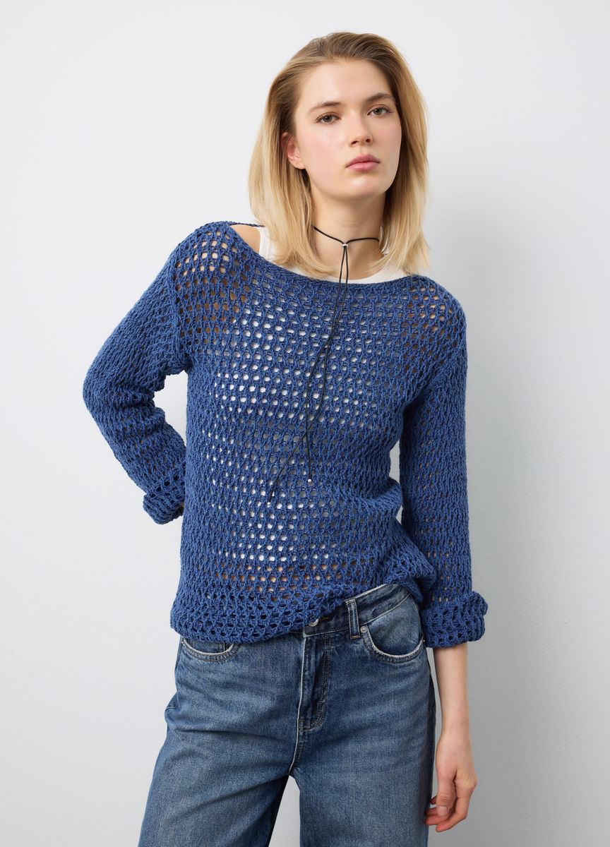 Klassischer Strick-Cardigan mit V-Ausschnitt