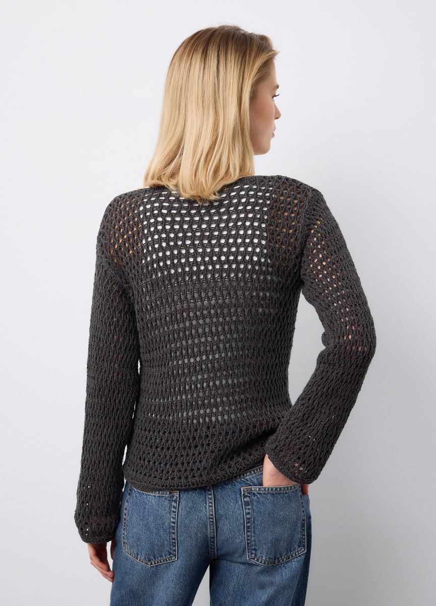 Klassischer Strick-Cardigan mit V-Ausschnitt