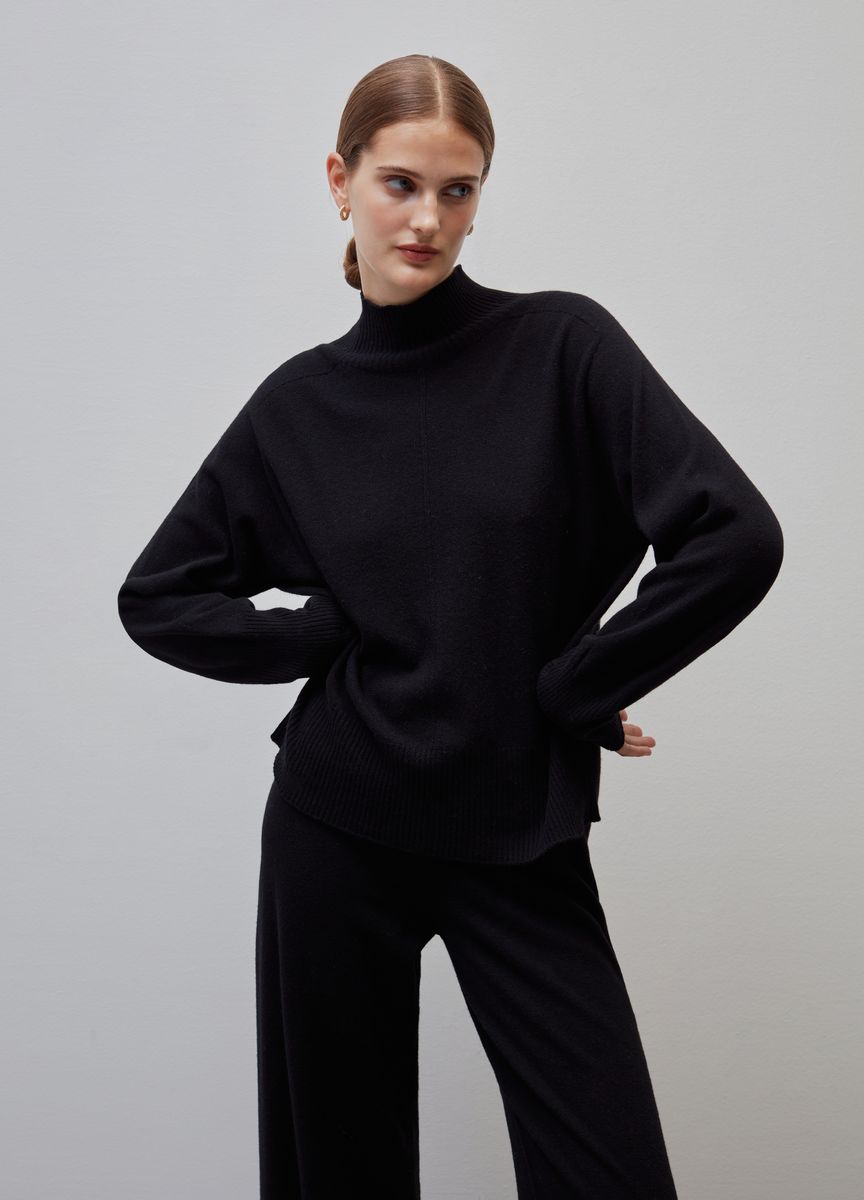 Klassischer Strick-Cardigan mit V-Ausschnitt