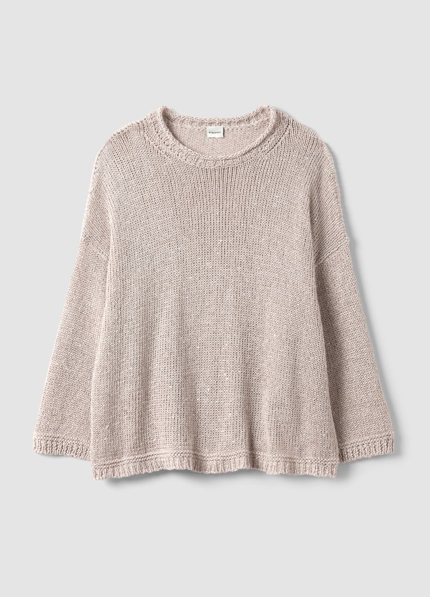 Minimalistischer übergroßer Strickschal