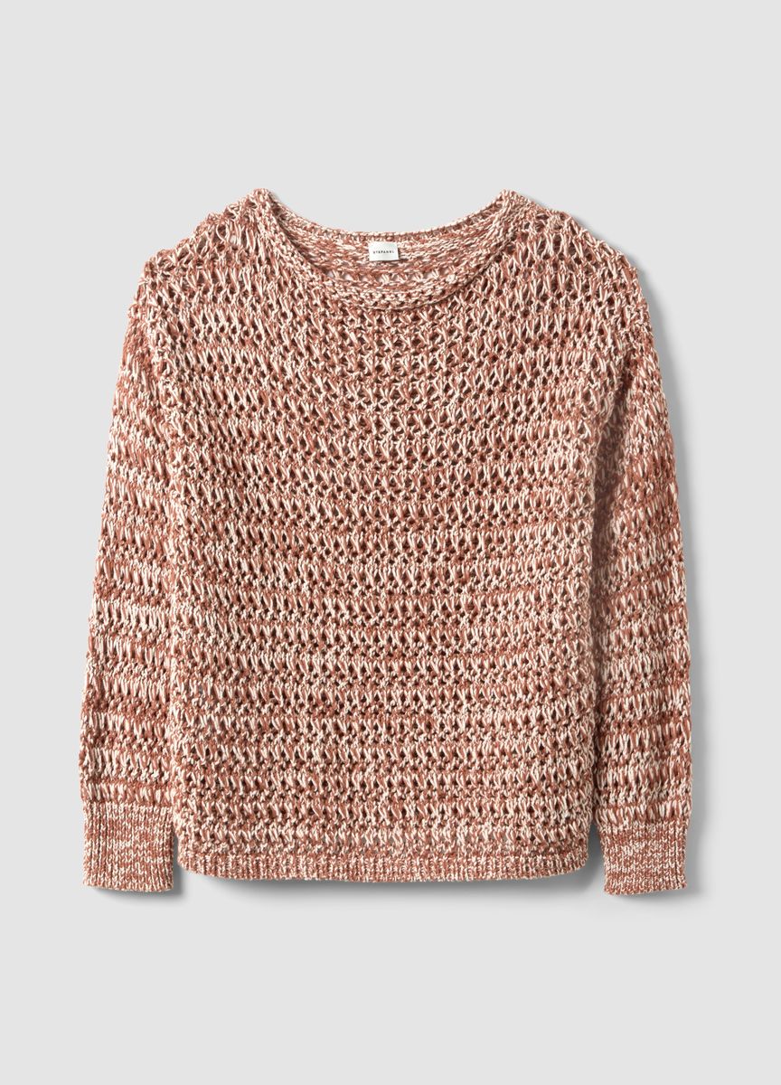 Minimalistischer übergroßer Strickschal