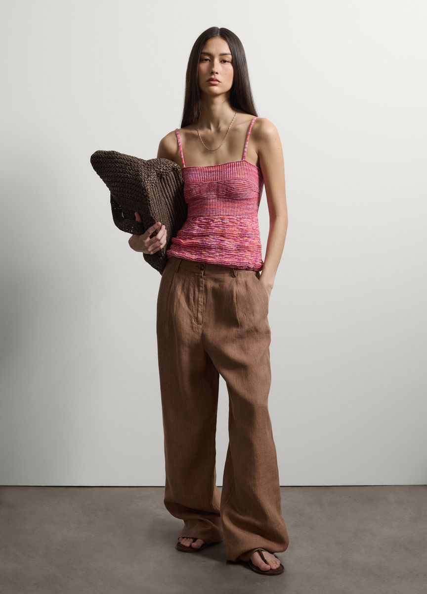 Minimalistischer übergroßer Strickschal