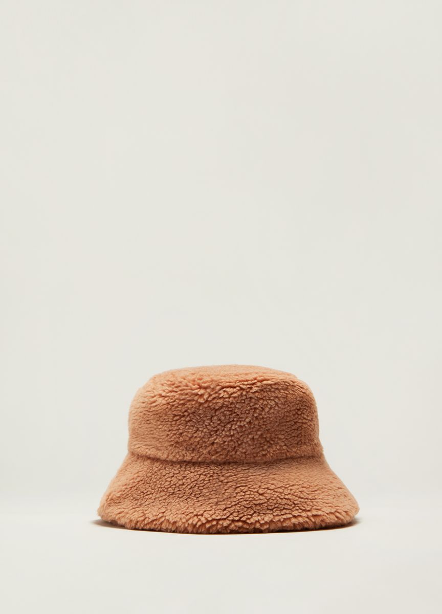Kuscheliger Teddy-Fleece Anglerhut