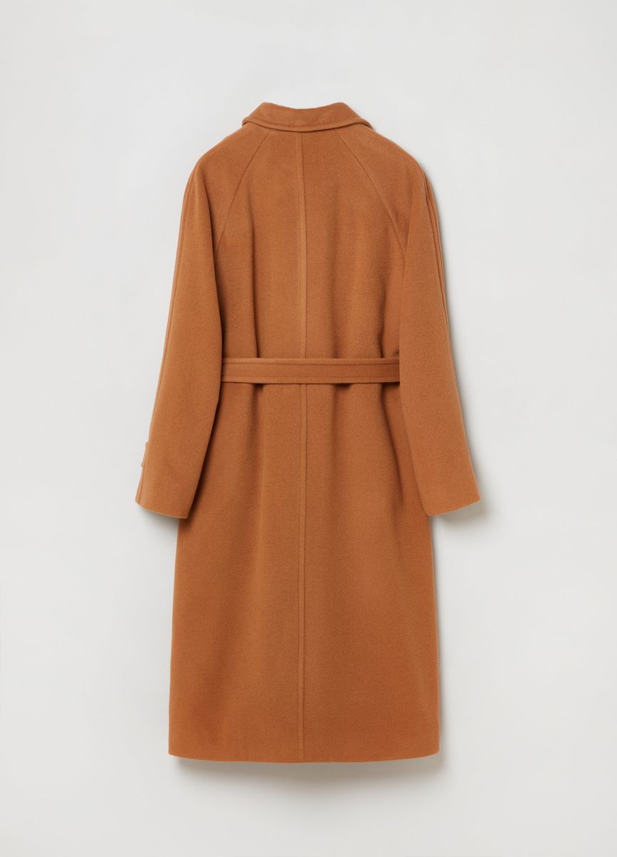 Eleganter Wickelmantel mit Gürtel