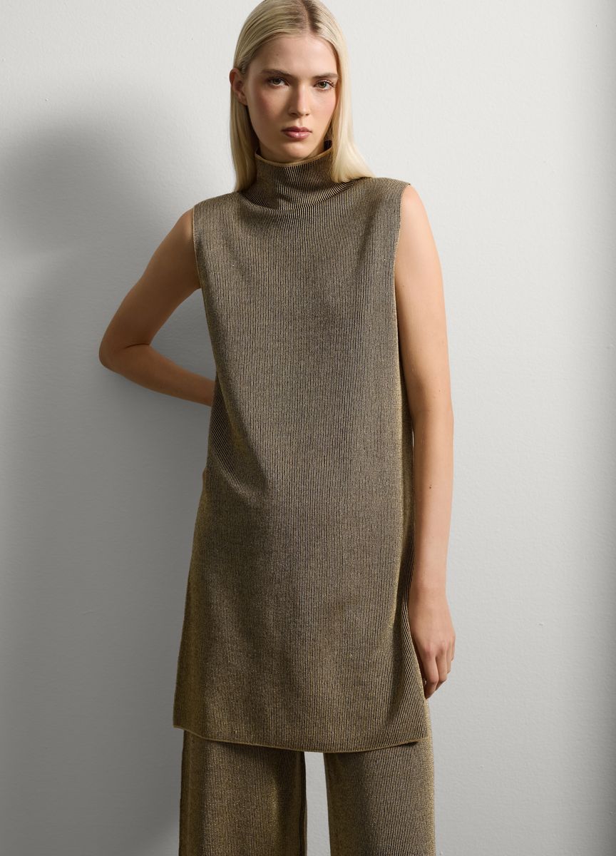 Klassischer Feinstrick-Rollkragenpullover