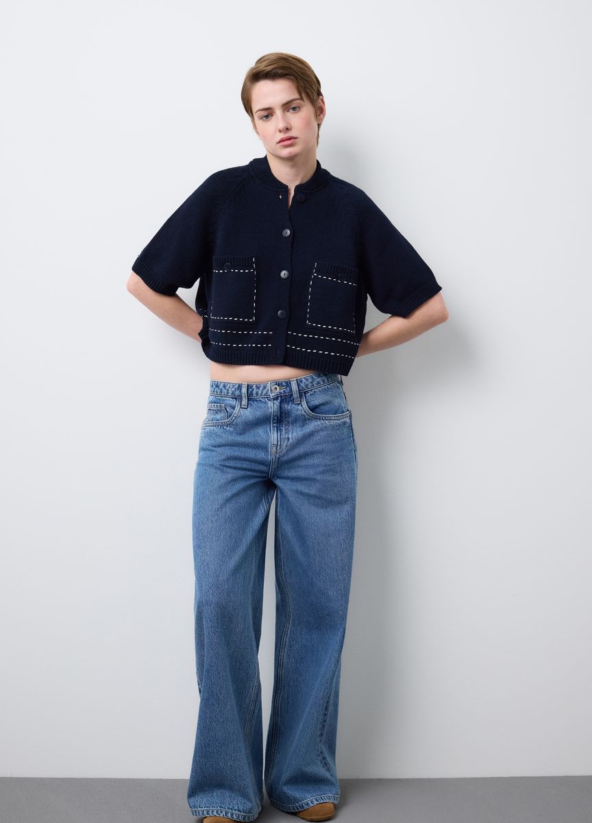 Klassischer Feinstrick-Rollkragenpullover