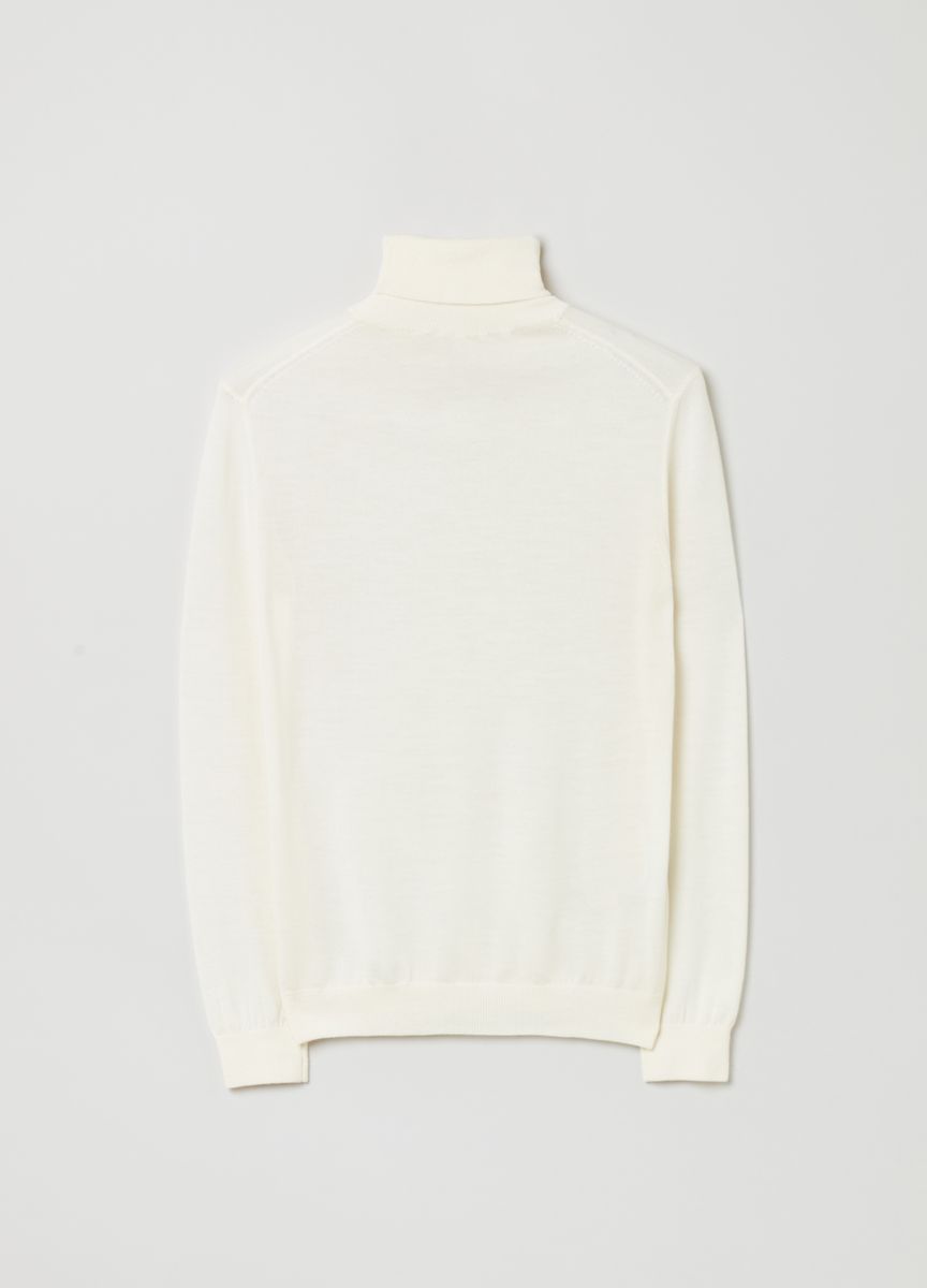 Klassischer Feinstrick-Rollkragenpullover