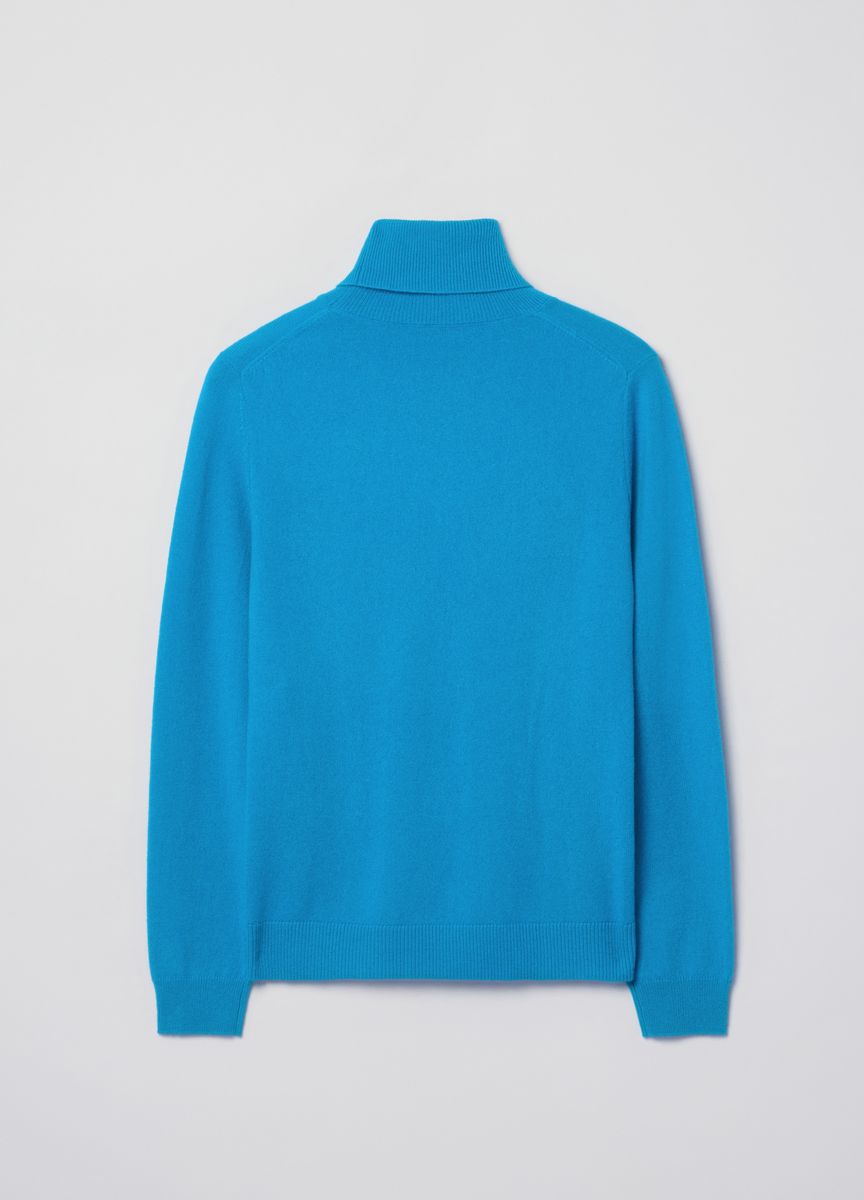 Klassischer Feinstrick-Rollkragenpullover