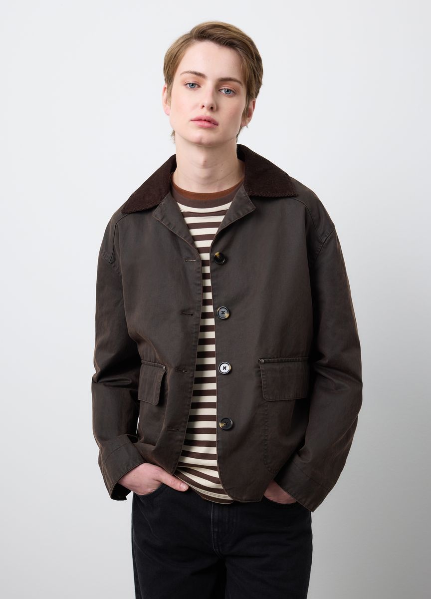 Oversize-Cardigan mit aufgesetzten Taschen