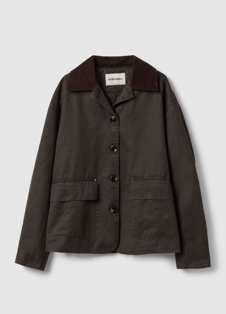 Oversize-Cardigan mit aufgesetzten Taschen