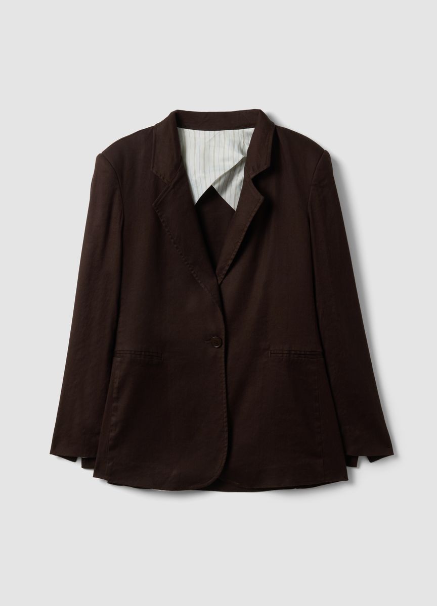 Oversize-Cardigan mit aufgesetzten Taschen