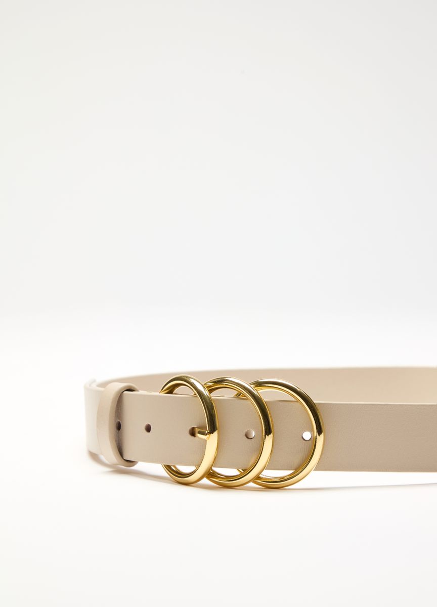Eleganter Leder-Wickelgürtel mit Quasten