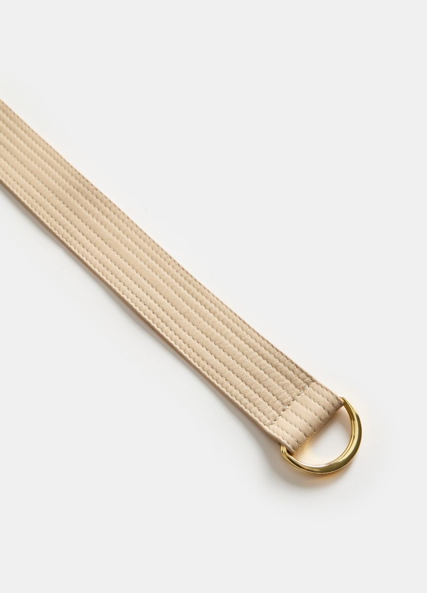Eleganter Leder-Wickelgürtel mit Quasten