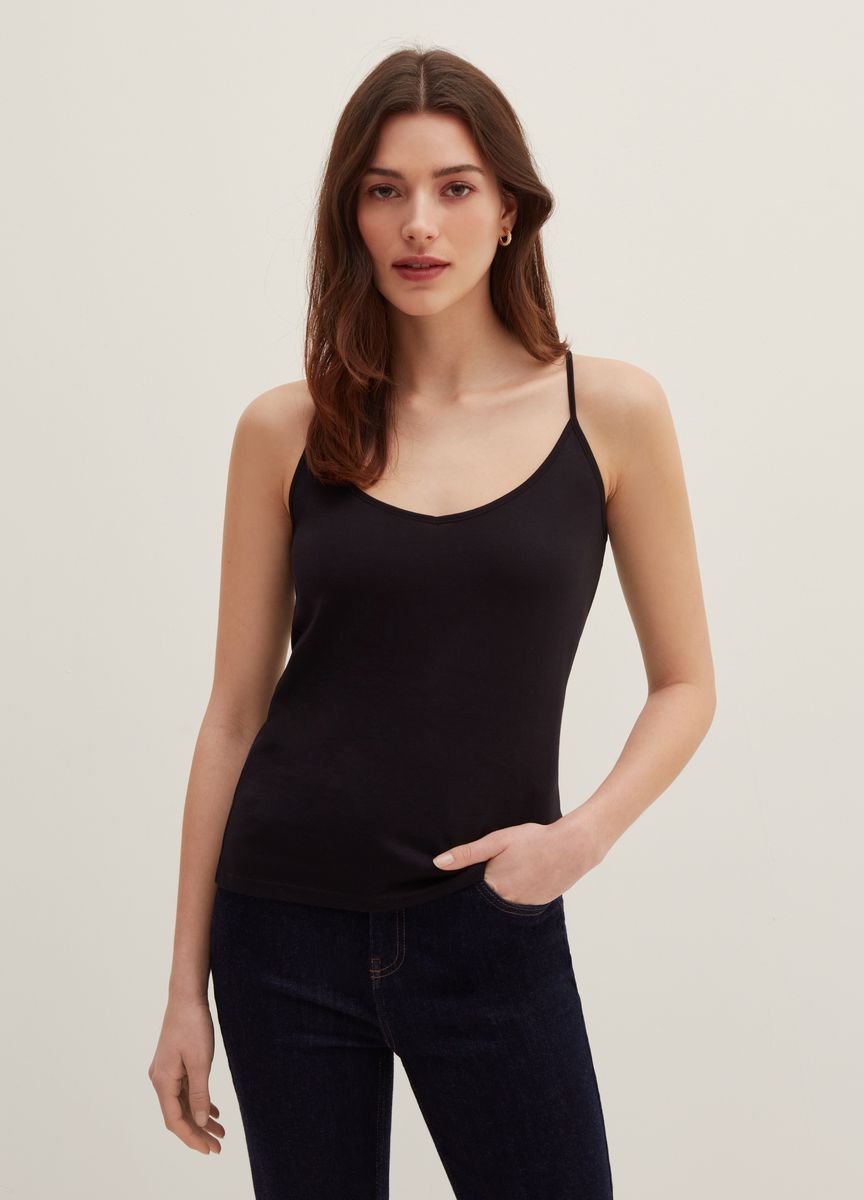 Klassisches Camisole mit Spaghettiträgern