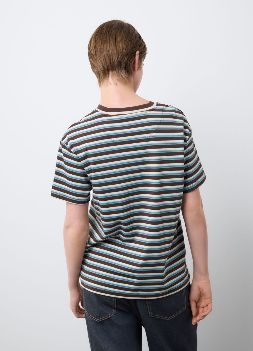 Essentielles Baumwoll-T-Shirt mit Rundhals