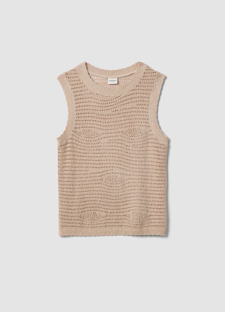 Essentielles Baumwoll-T-Shirt mit Rundhals