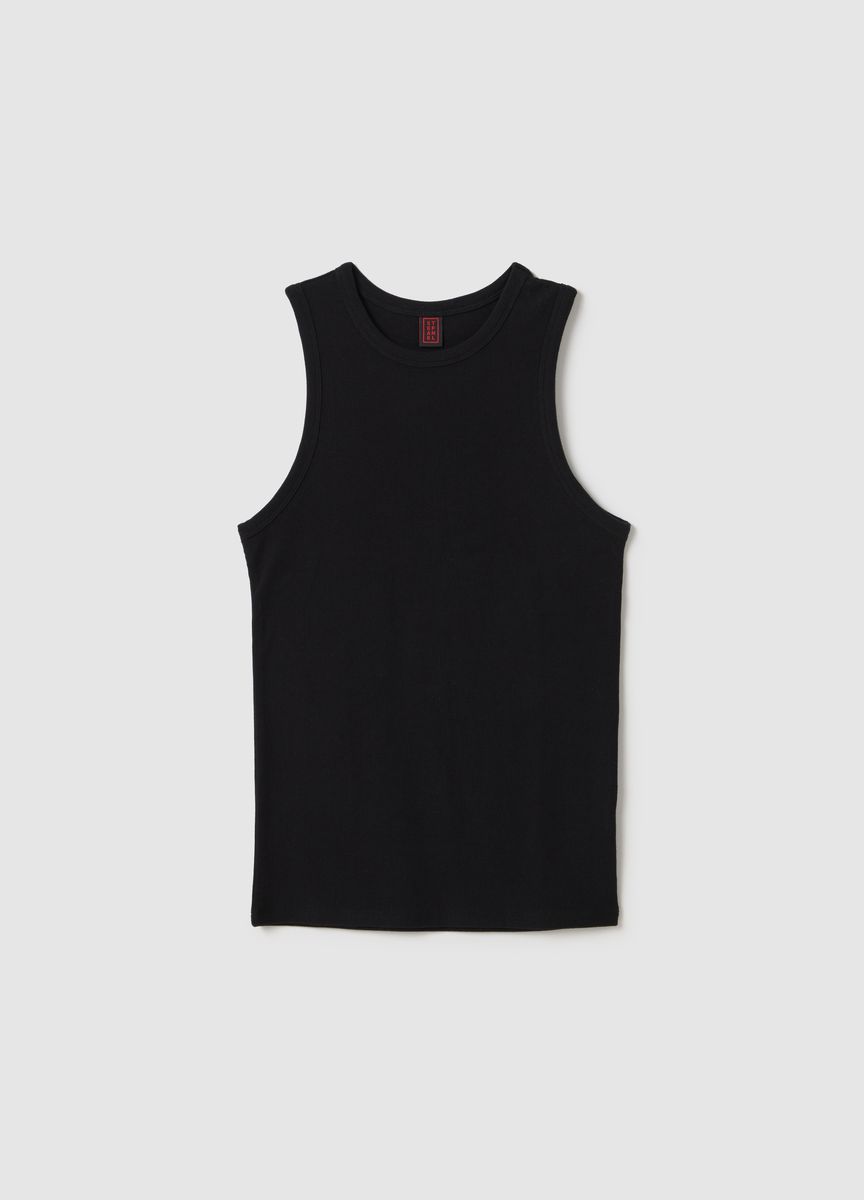 Essentielles Baumwoll-T-Shirt mit Rundhals