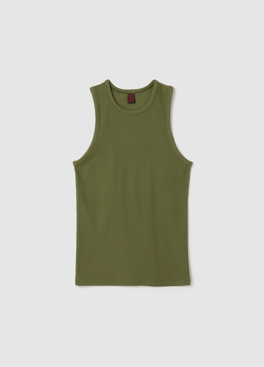 Essentielles Baumwoll-T-Shirt mit Rundhals