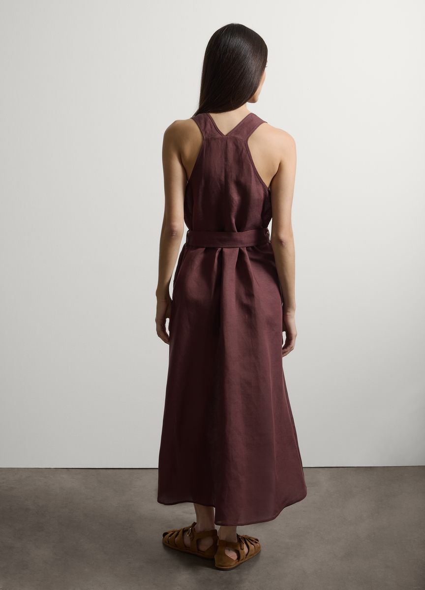 V-Ausschnitt Bluse mit Ballonärmeln