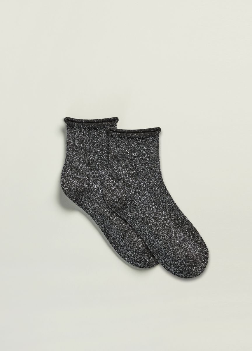 Glitzernde Metallic-Lurex-Söckchen