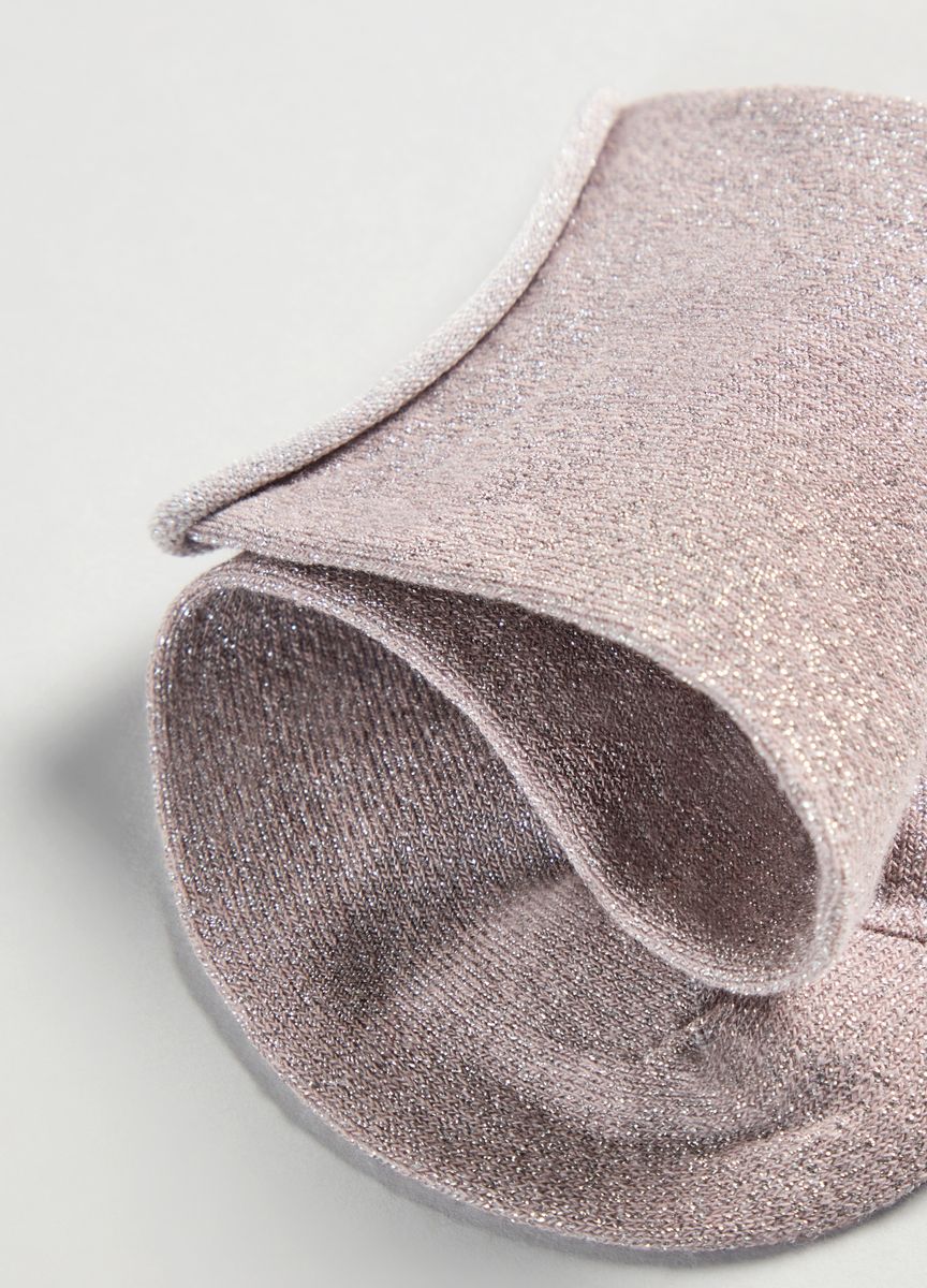 Glitzernde Metallic-Lurex-Söckchen
