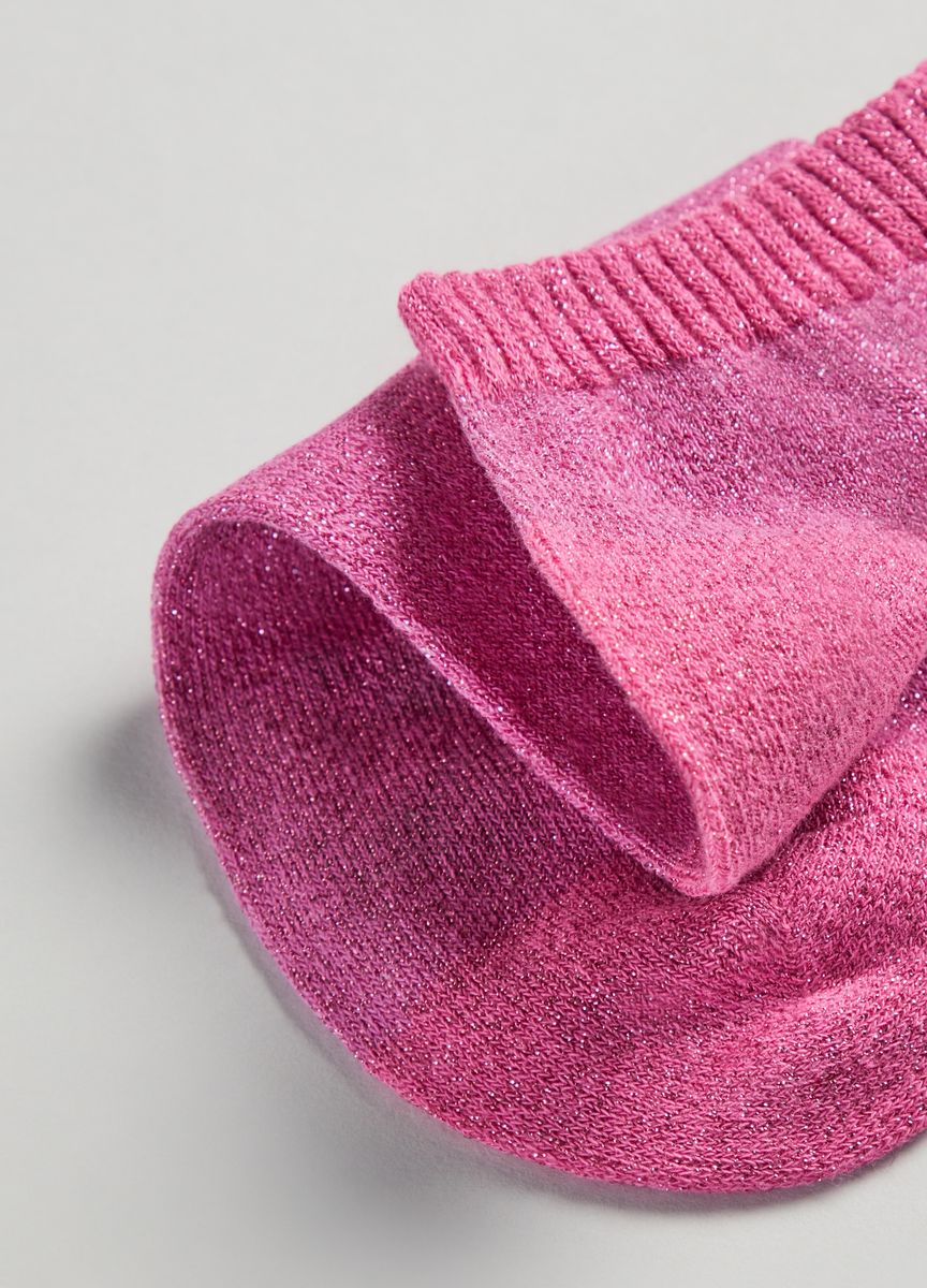 Glitzernde Metallic-Lurex-Söckchen