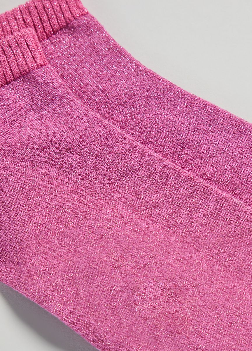 Glitzernde Metallic-Lurex-Söckchen