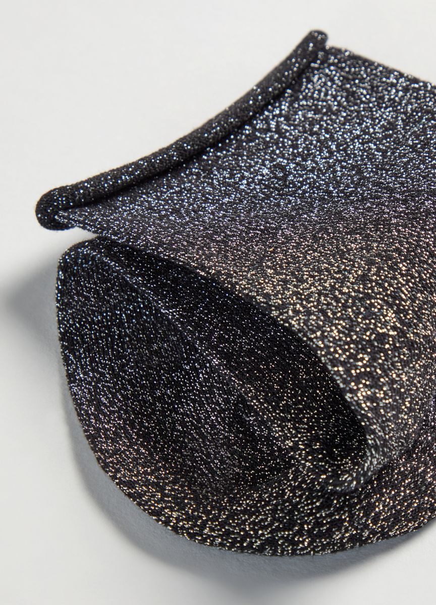 Glitzernde Metallic-Lurex-Söckchen