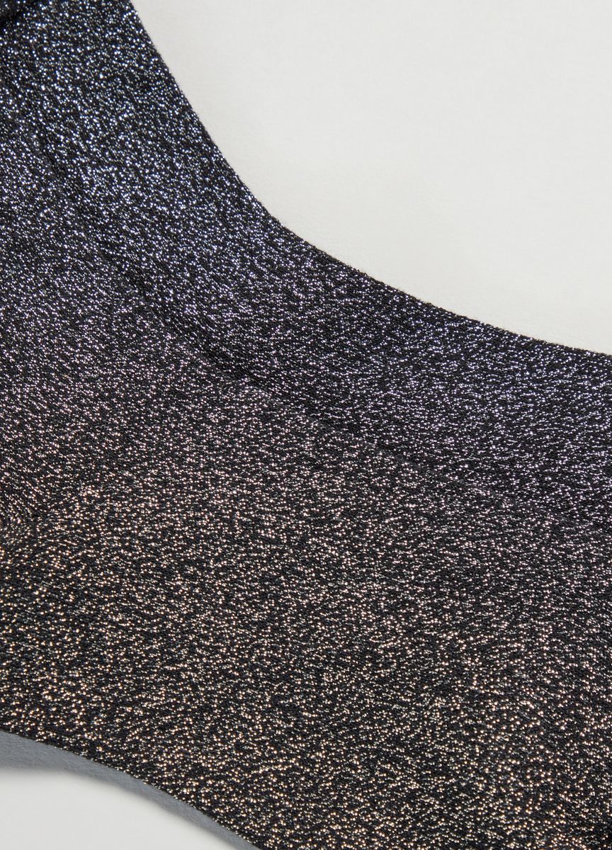 Glitzernde Metallic-Lurex-Söckchen
