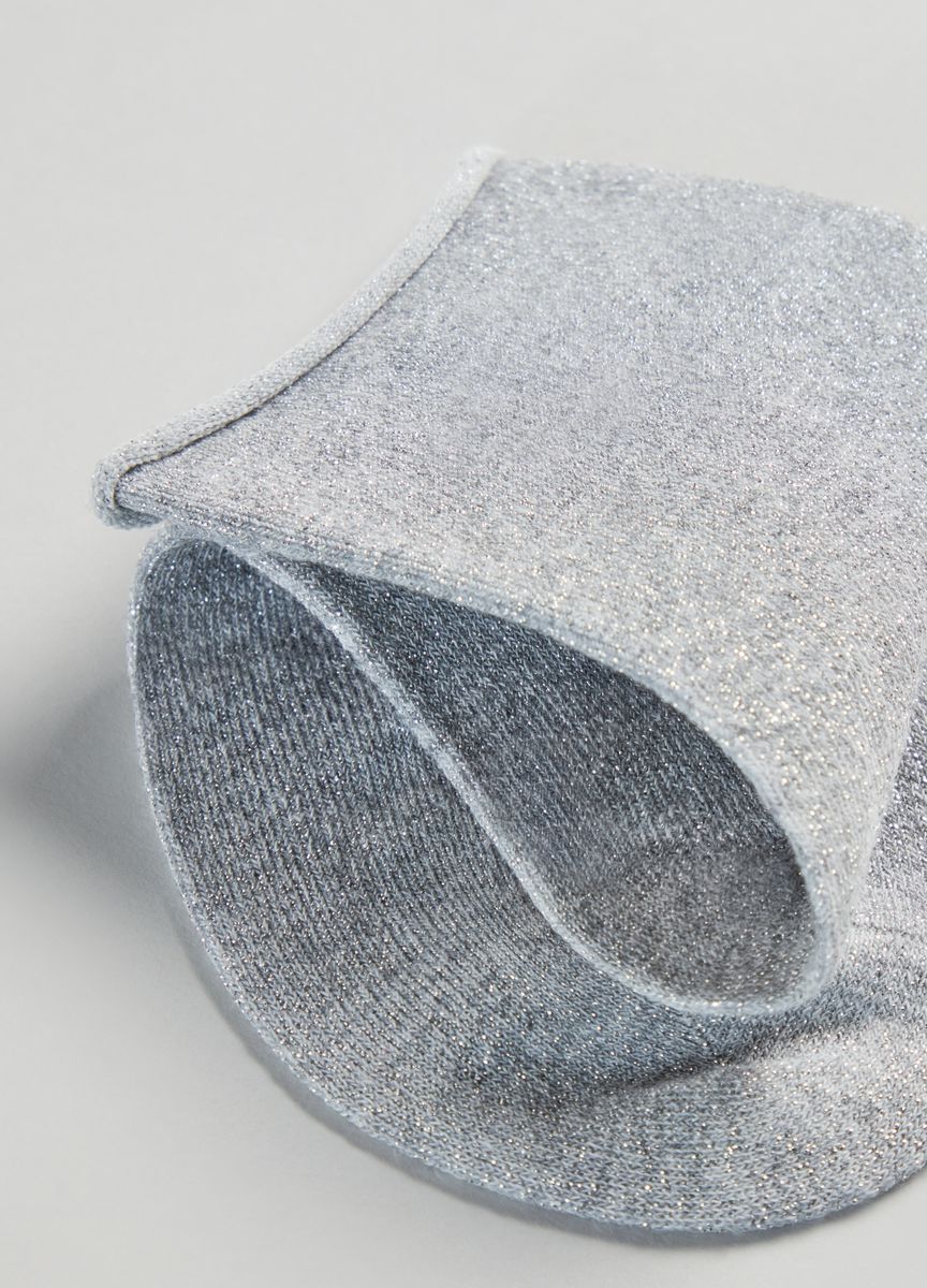 Glitzernde Metallic-Lurex-Söckchen