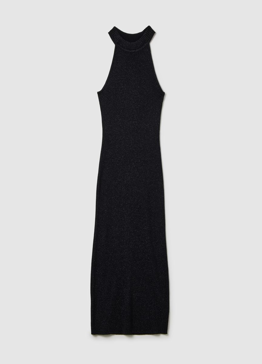 Lagiges Midikleid mit Empire-Taille