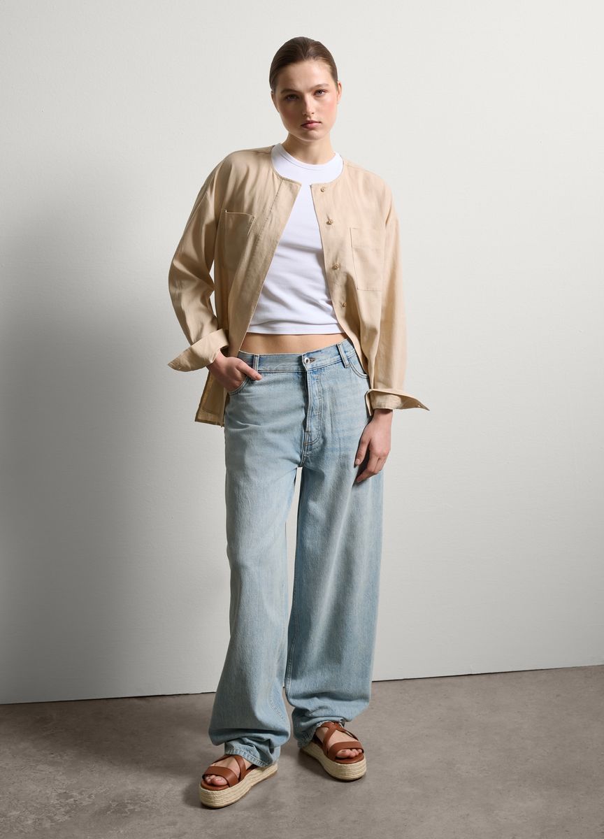 Klassische Stoffhose mit Bügelfalte