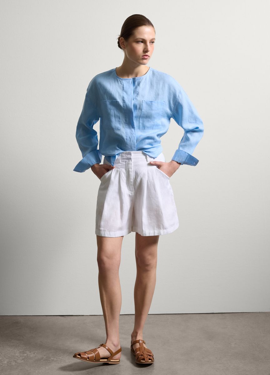 Klassische Stoffhose mit Bügelfalte