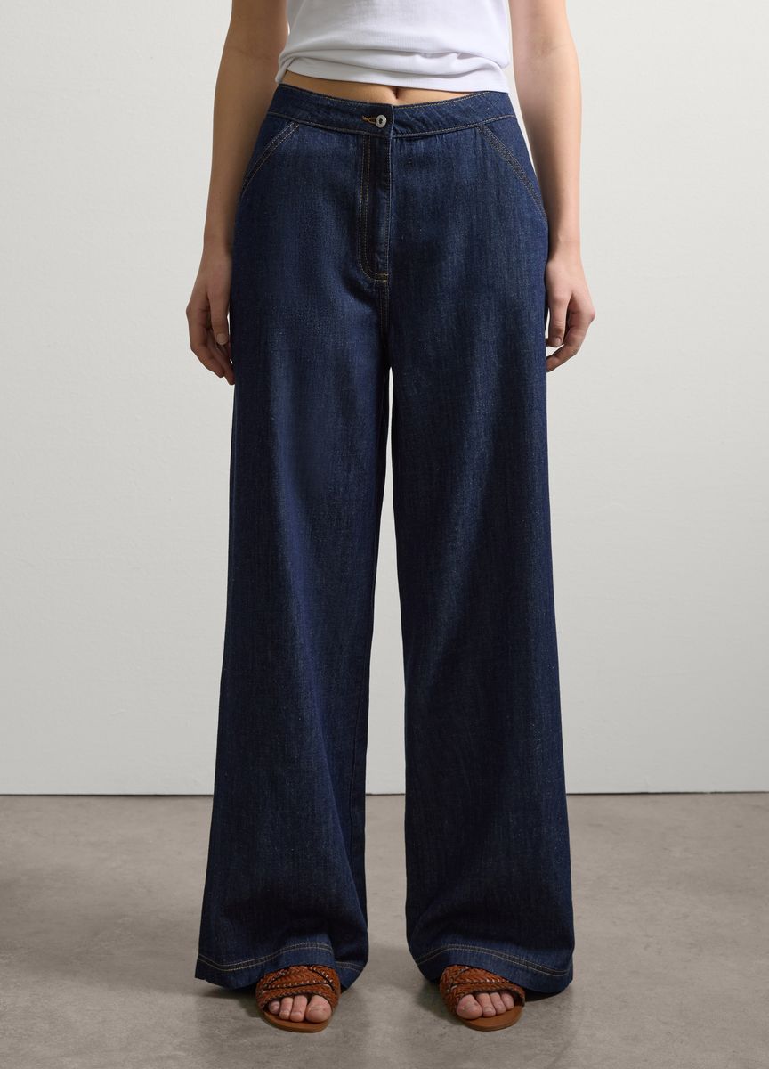 Klassische Stoffhose mit Bügelfalte