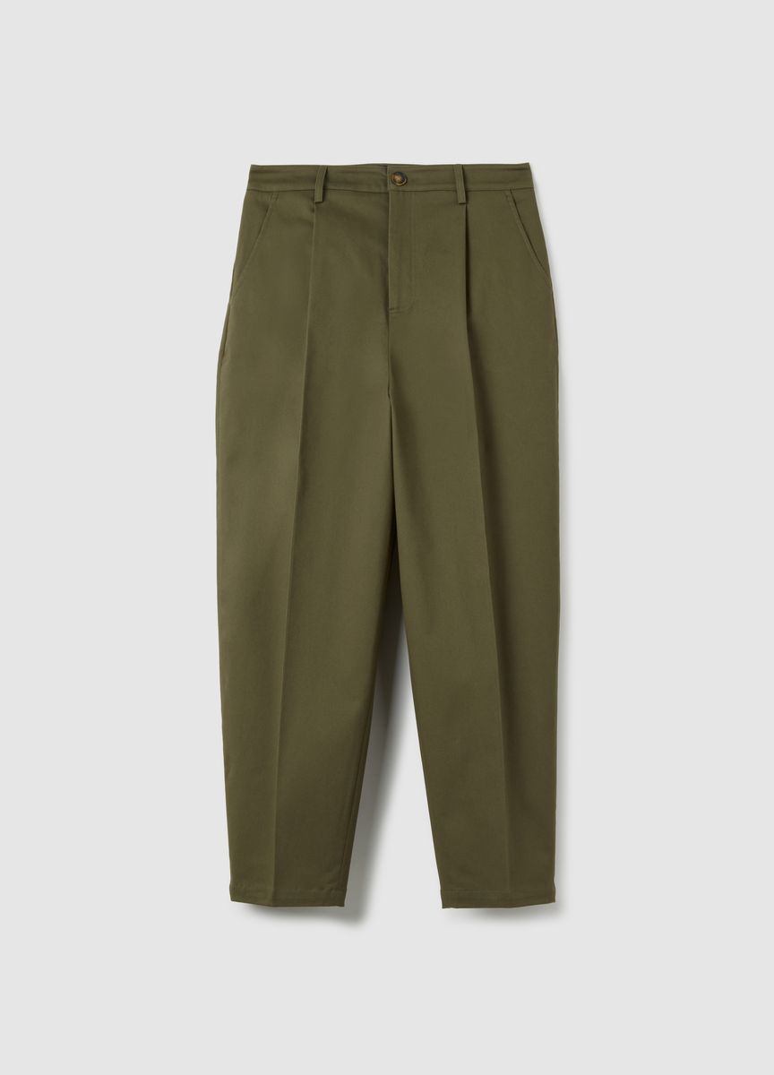 Klassische Stoffhose mit Bügelfalte