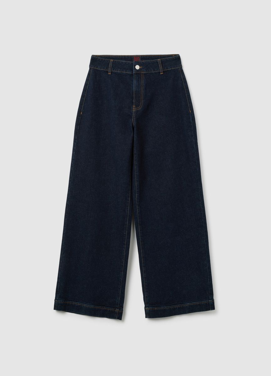 Klassische Stoffhose mit Bügelfalte
