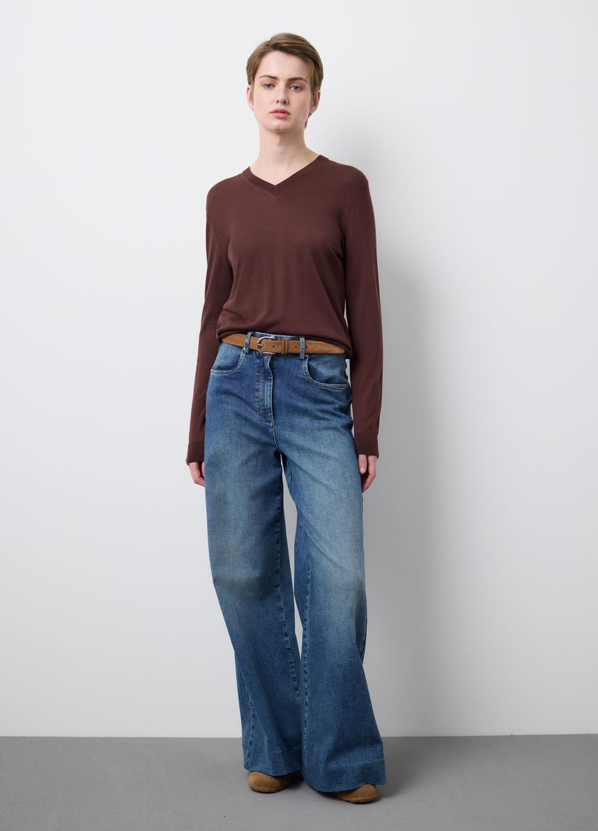 Klassische Stoffhose mit Bügelfalte