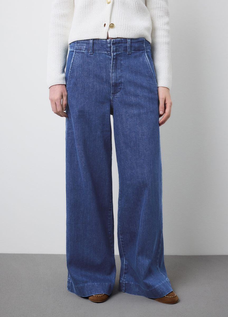 Klassische Stoffhose mit Bügelfalte