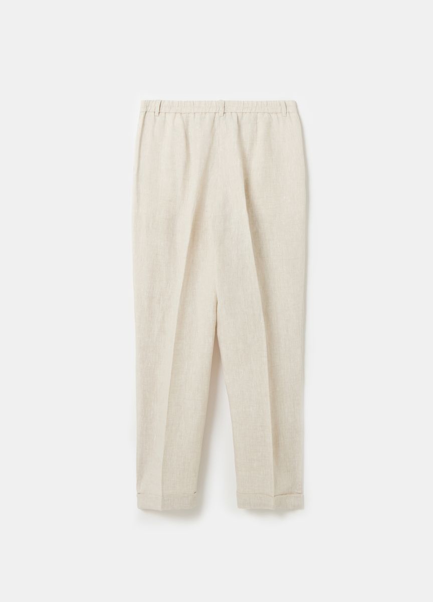 Klassische Stoffhose mit Bügelfalte