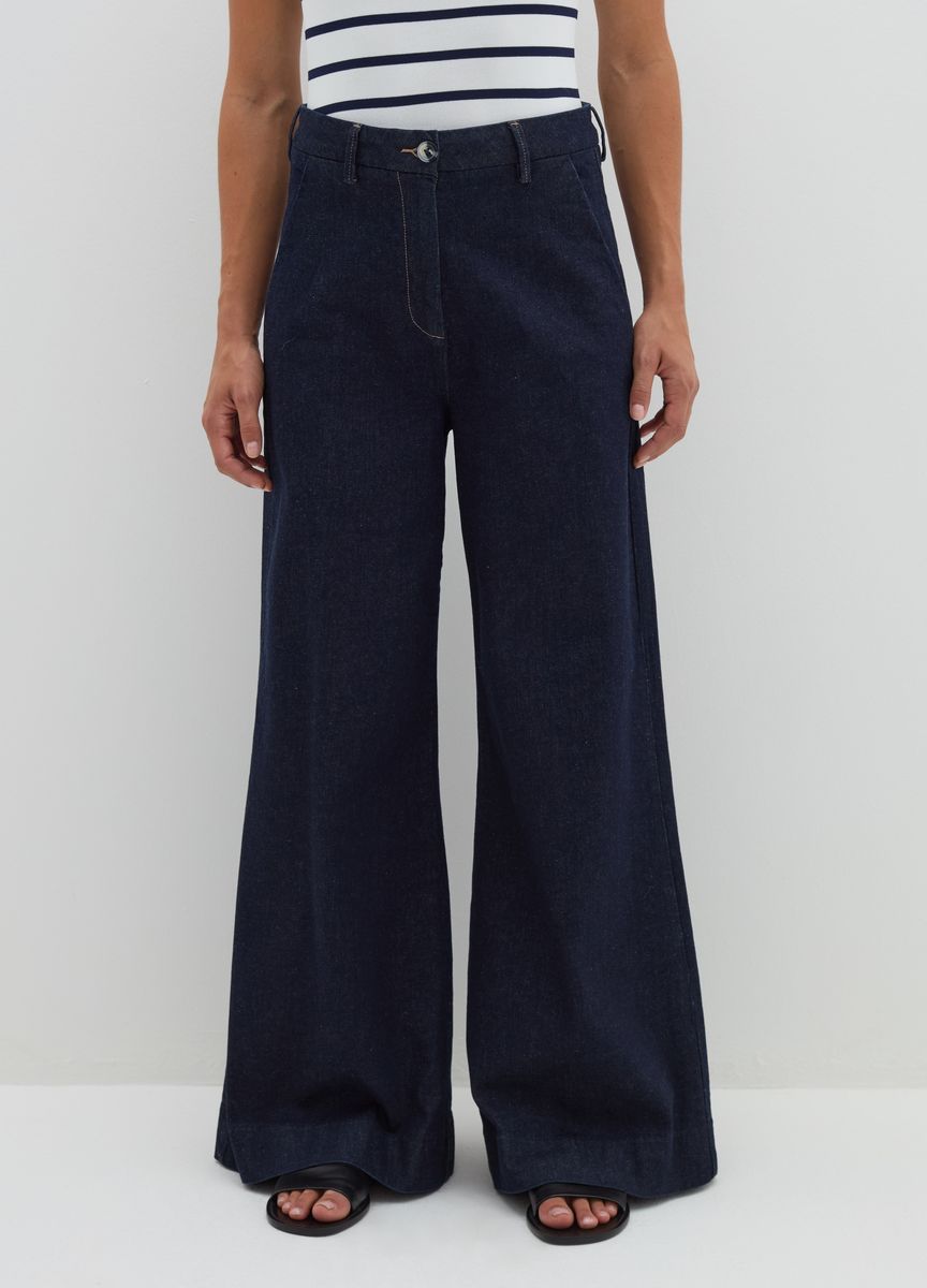 Klassische Stoffhose mit Bügelfalte