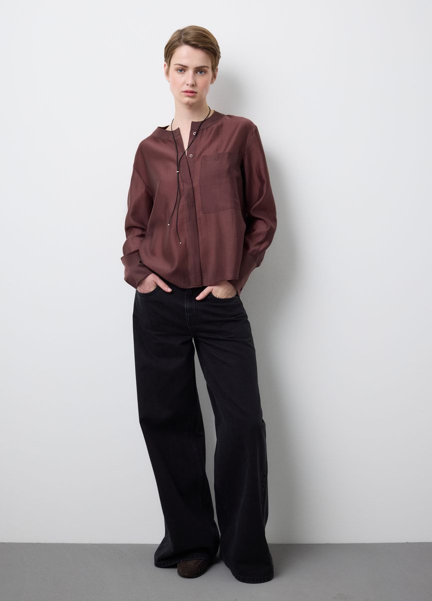 Klassische Stoffhose mit Bügelfalte