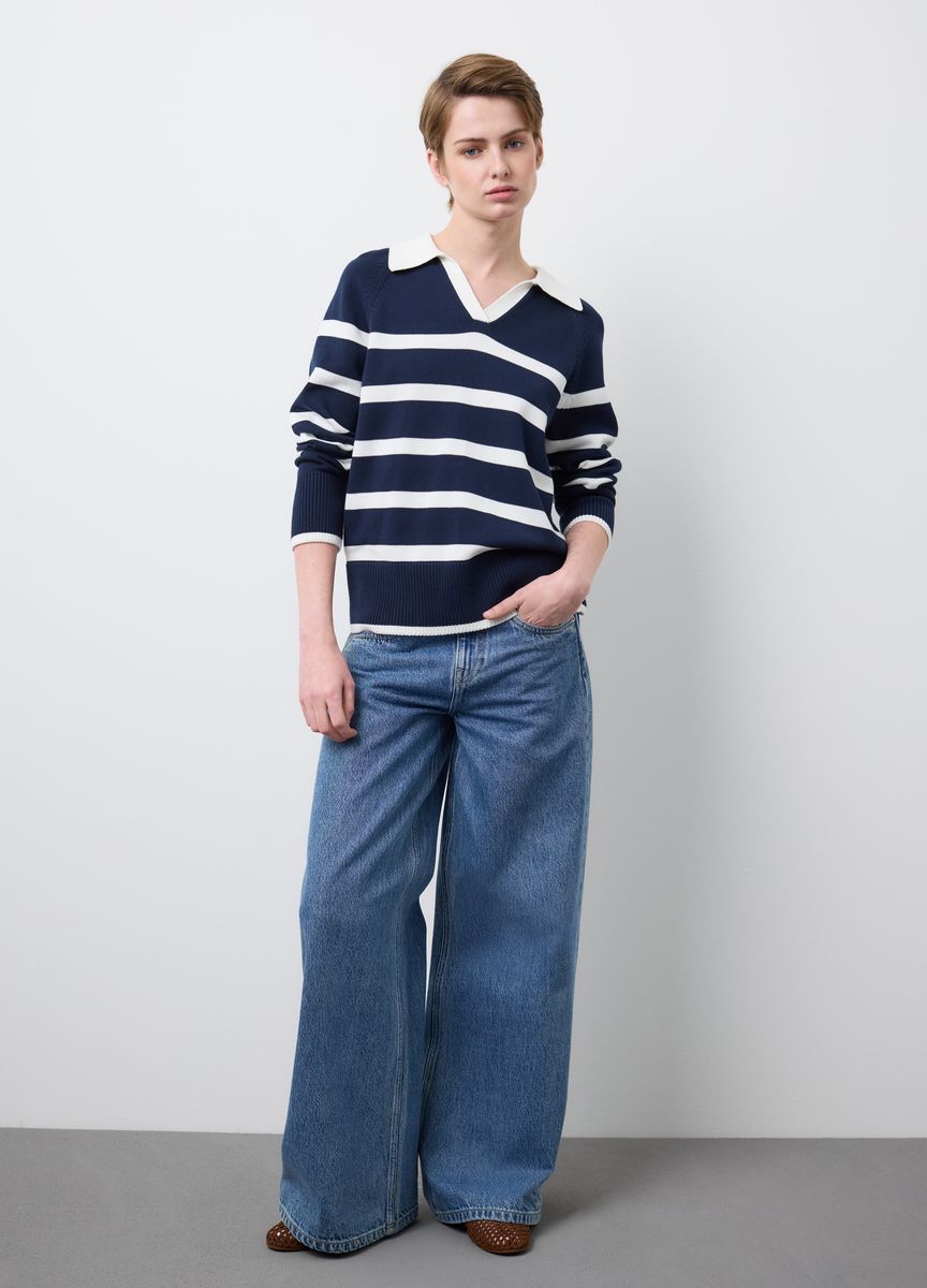 Klassische Stoffhose mit Bügelfalte
