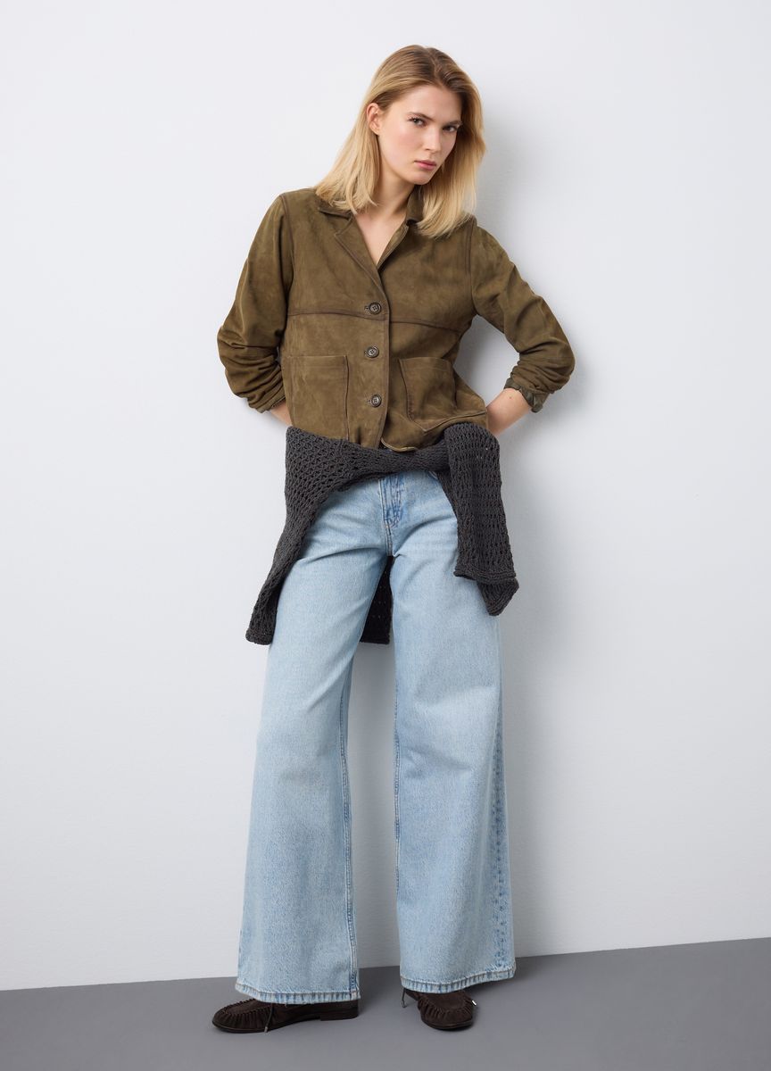 Klassische Stoffhose mit Bügelfalte