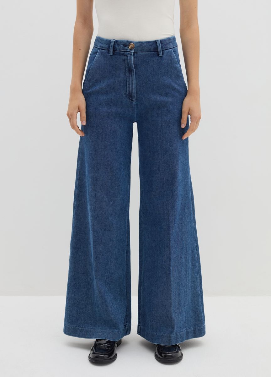 Klassische Stoffhose mit Bügelfalte
