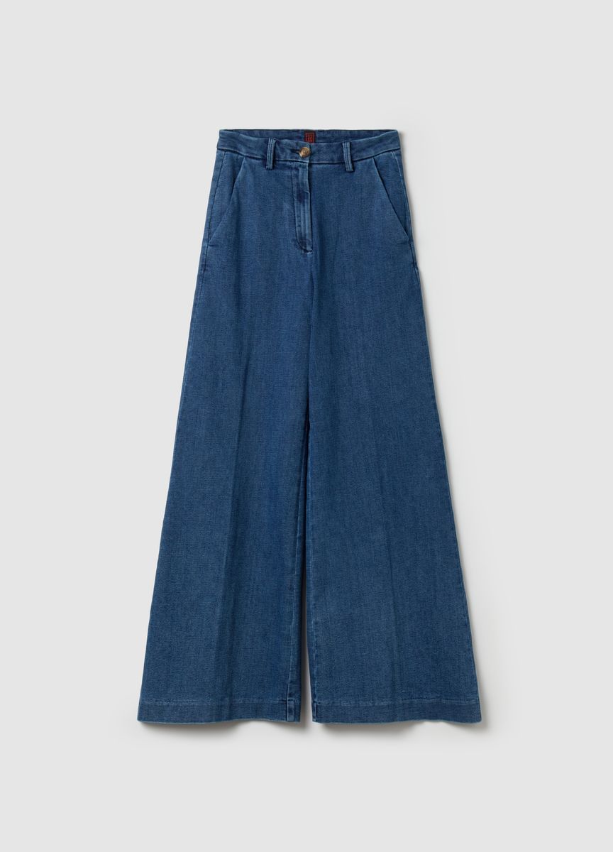 Klassische Stoffhose mit Bügelfalte