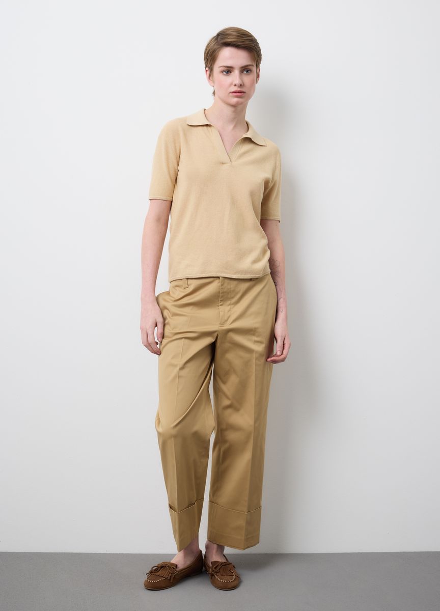 Klassische Stoffhose mit Bügelfalte
