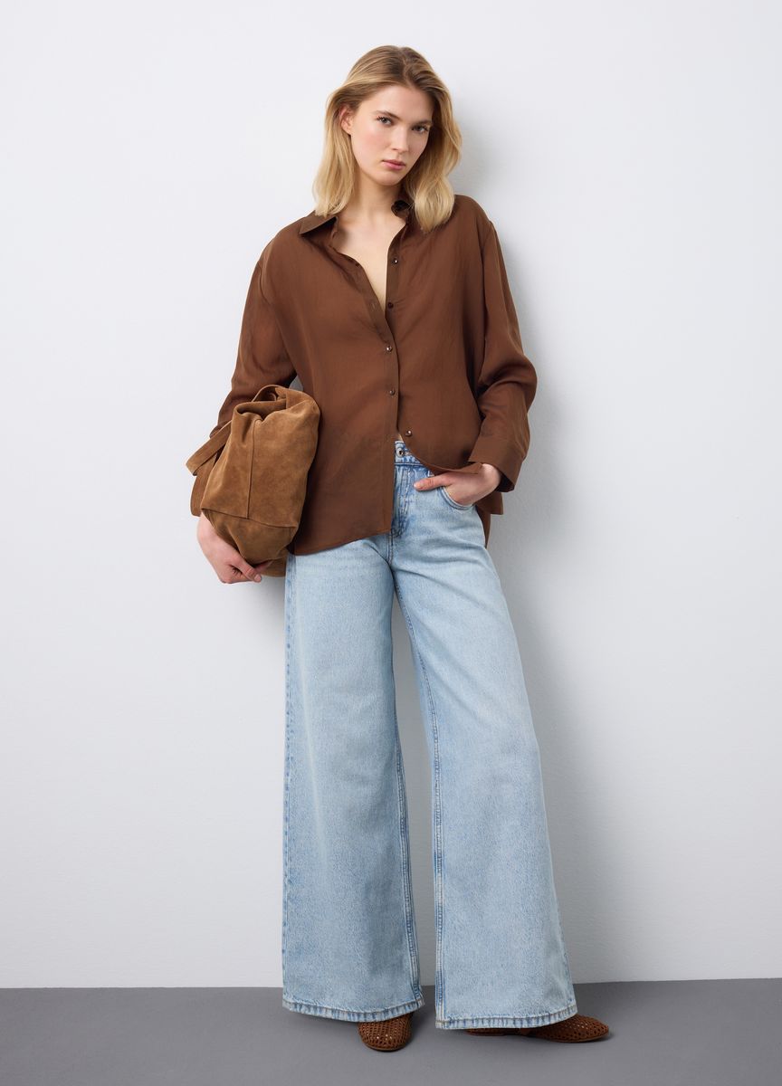 Klassische Stoffhose mit Bügelfalte