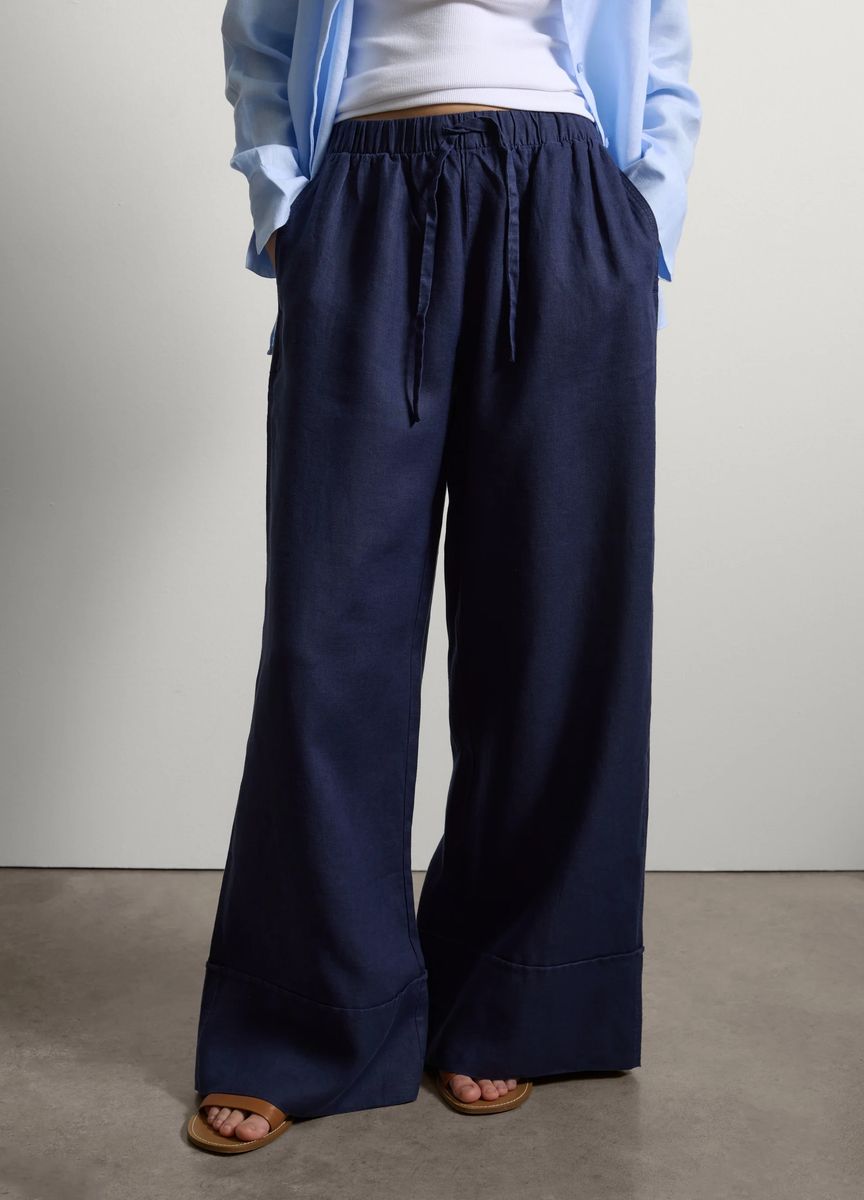 Klassische Stoffhose mit Bügelfalte